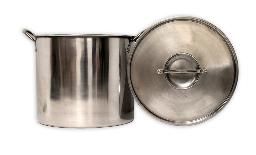 20 qt Stainless Steel Brewing Pot with Lid