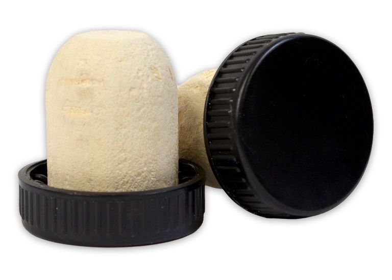 Single T-cork for liquor bottle