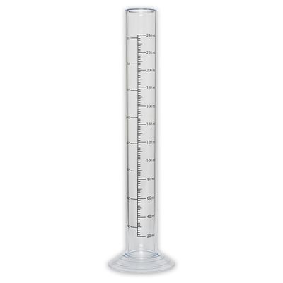 12" Plastic Hydrometer Test Jar