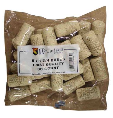 9x1-3/4 Straight Corks (30)