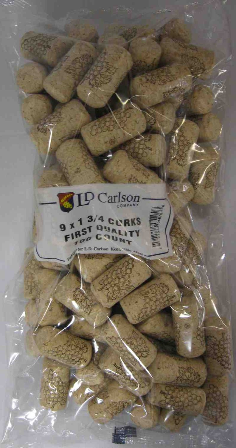 9x1-3/4 Straight Corks (100)