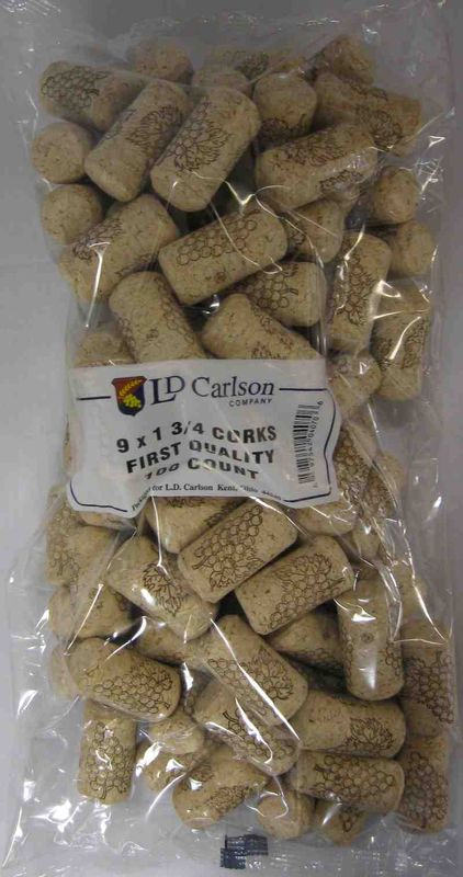 9x1-3/4 Straight Corks (100)