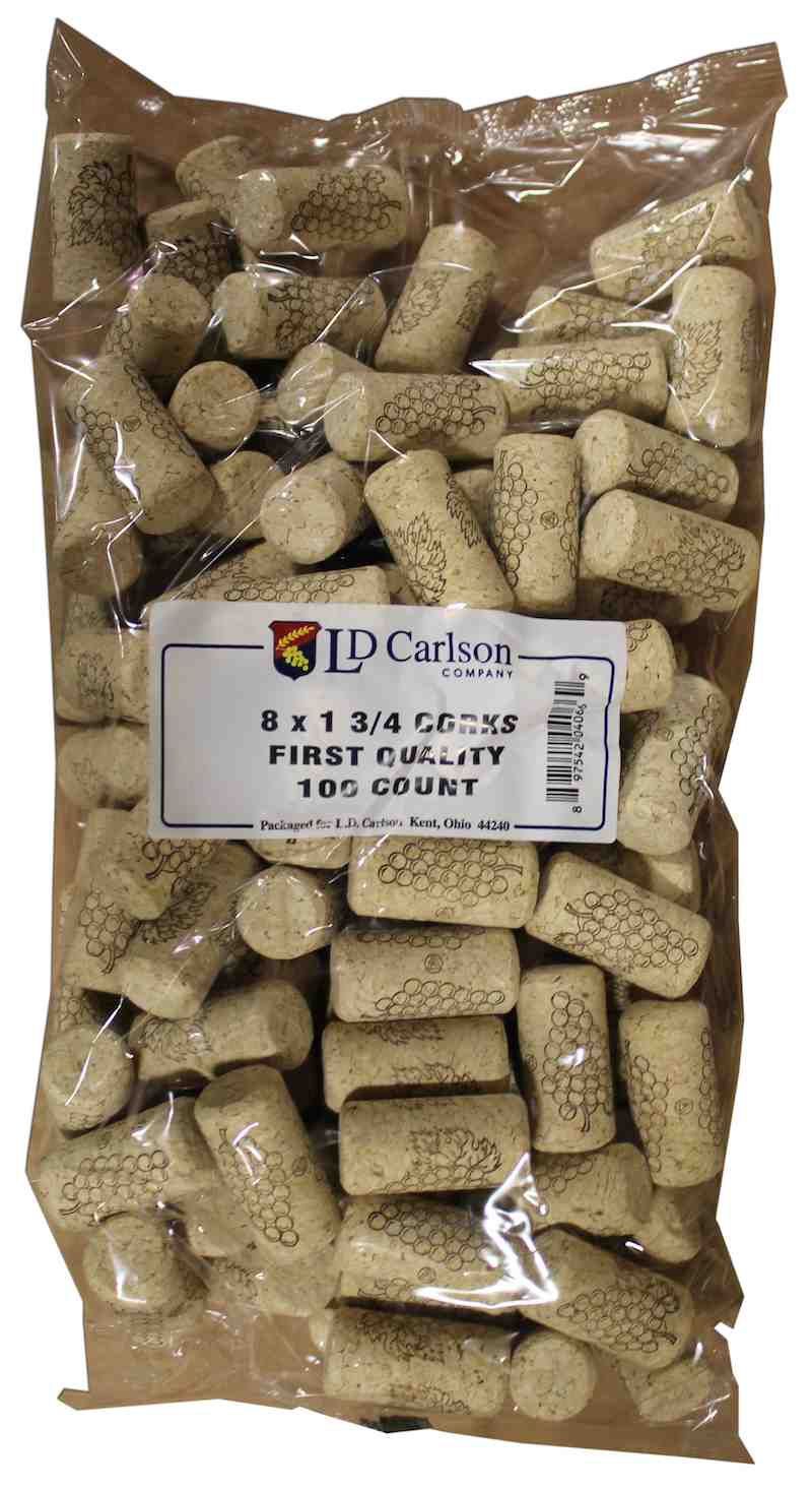 8x1-3/4 Straight Corks (100)