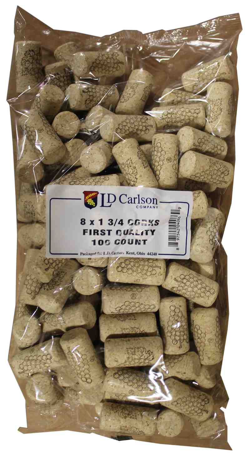 8x1-3/4 Straight Corks (100)