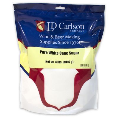 PURE WHITE CANE SUGAR - 4lb
