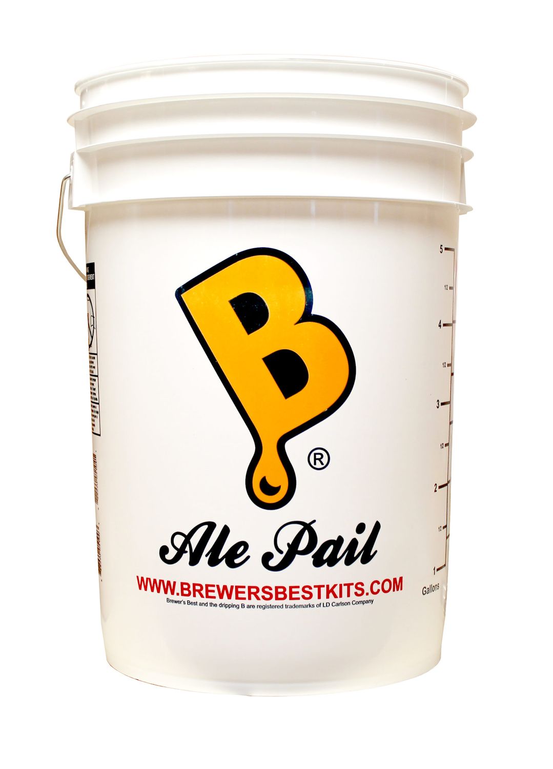 6.5 Gal. Brewers Bucket w/ Lid