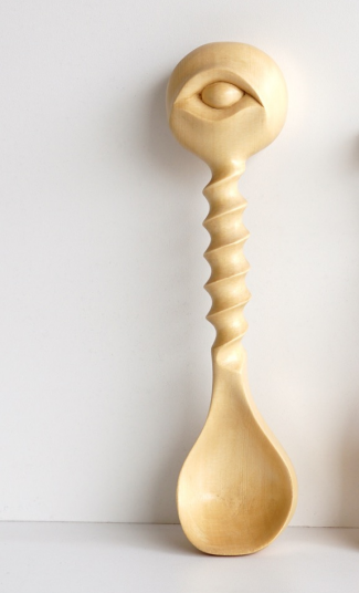 Chakra Spoon - Yellow Cedar