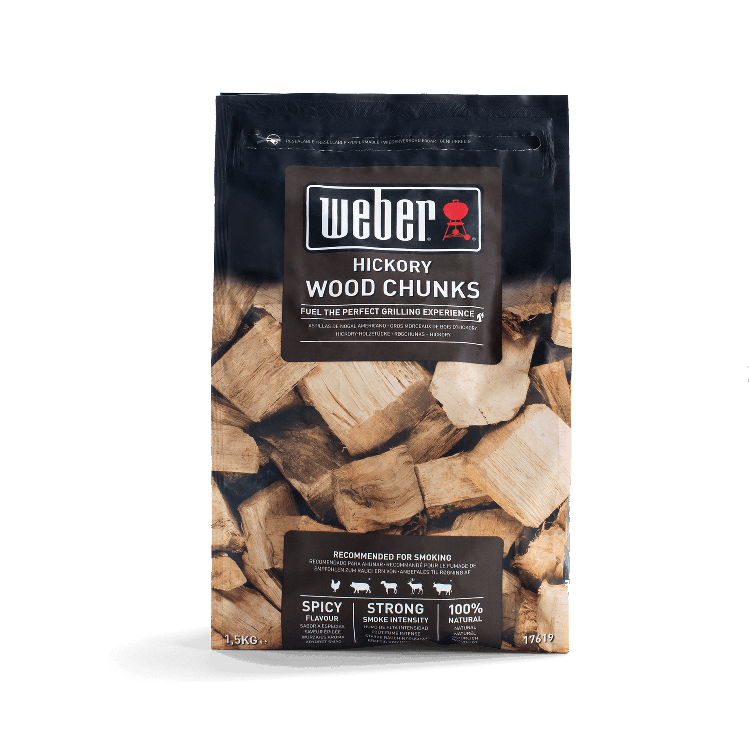 Houtblokjes 1,5 kg, Hickory
