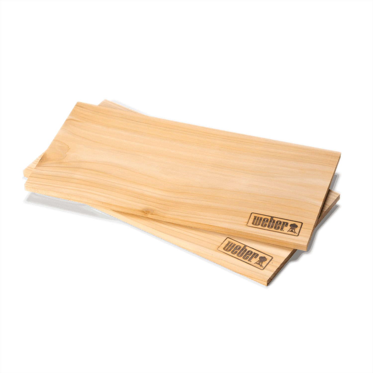 Cederhouten rookplank 15x40 cm, 2 stuks