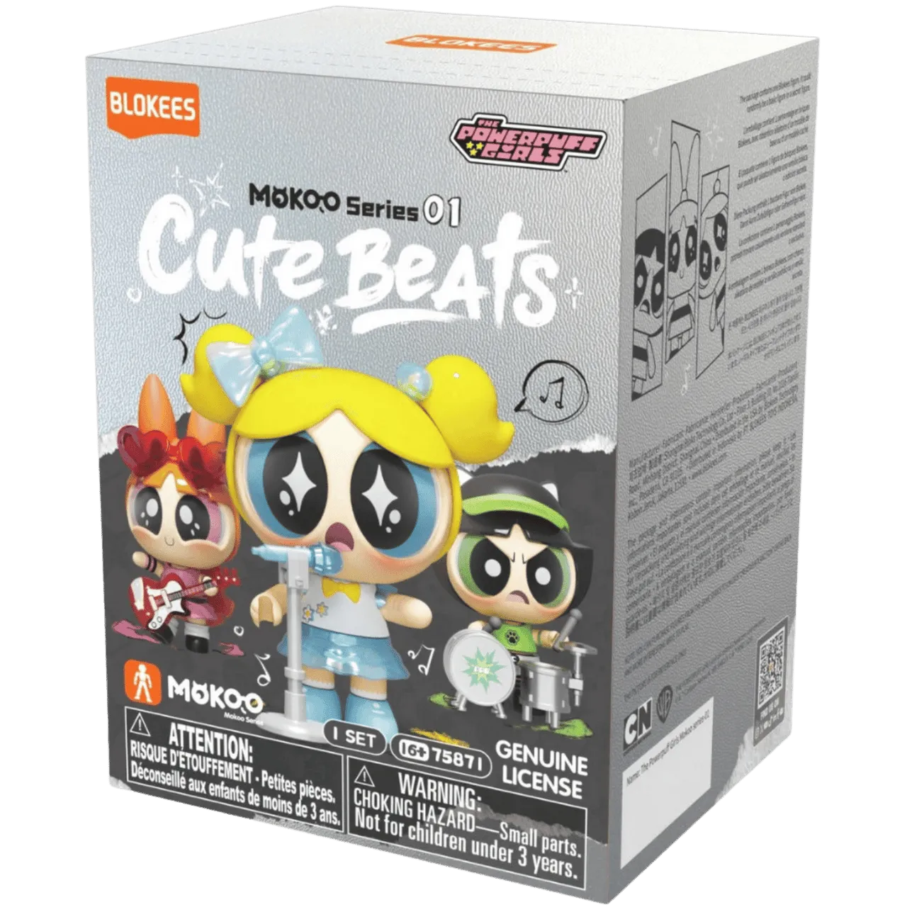 BLOKEES Powerpuff Girls Mokoo Series 01 Cute Beats Sealed Blind Box Model Kit