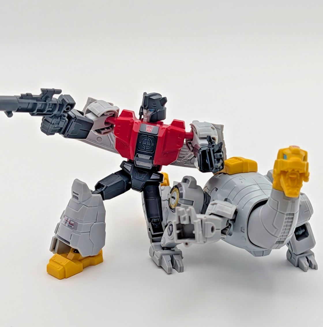 COMBO Blokees Transformers Galaxy GV 8 Dinobot Sludge Robot &amp; Dino Mode Figures!