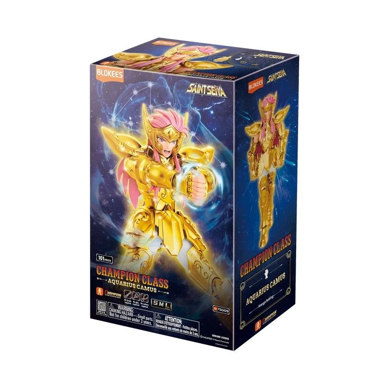 Blokees Saint Seiya Champion Class 08 Aquarius Camus Model Kit Action Figure EN