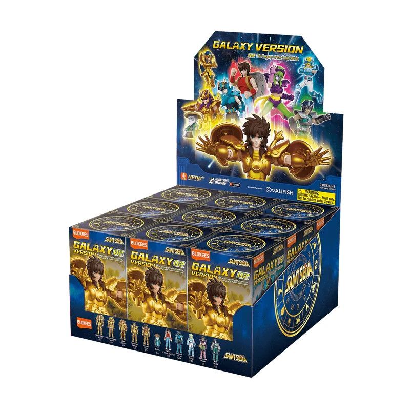 Blokees Saint Seiya Galaxy Version 2 02 TLotGS Sealed Box of 9 Blind Packs