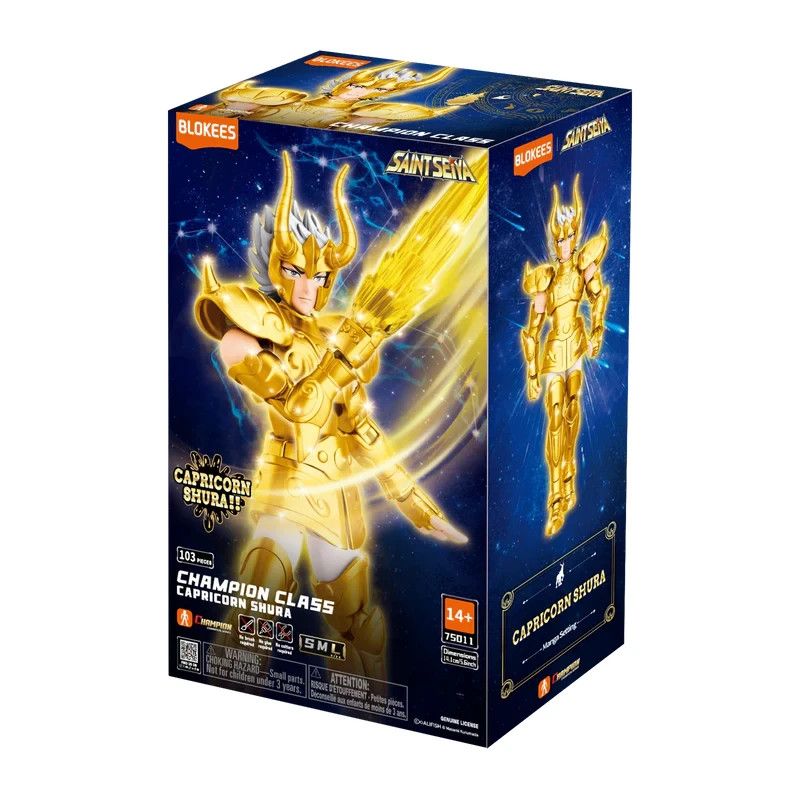 Blokees Saint Seiya Champion Class 10 Capricorn Shura Model Kit Action Figure EN