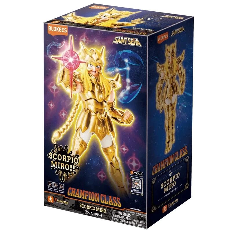 Blokees Saint Seiya Champion Class 03 Scorpio Miro Model Kit Action Figure EN