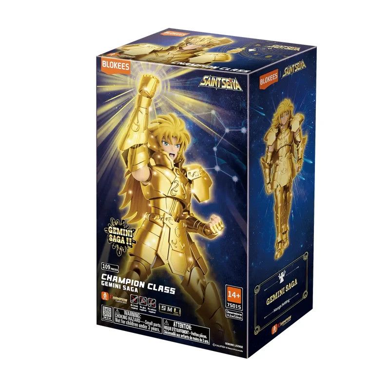 Blokees Saint Seiya Champion Class CC13 Gemini Saga Model Kit Action Figure EN