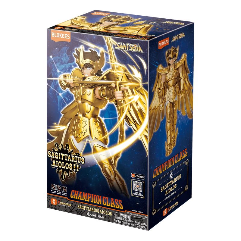 Blokees Saint Seiya Champion Class Sagittarius Aiolos Model Kit Action Figure EN