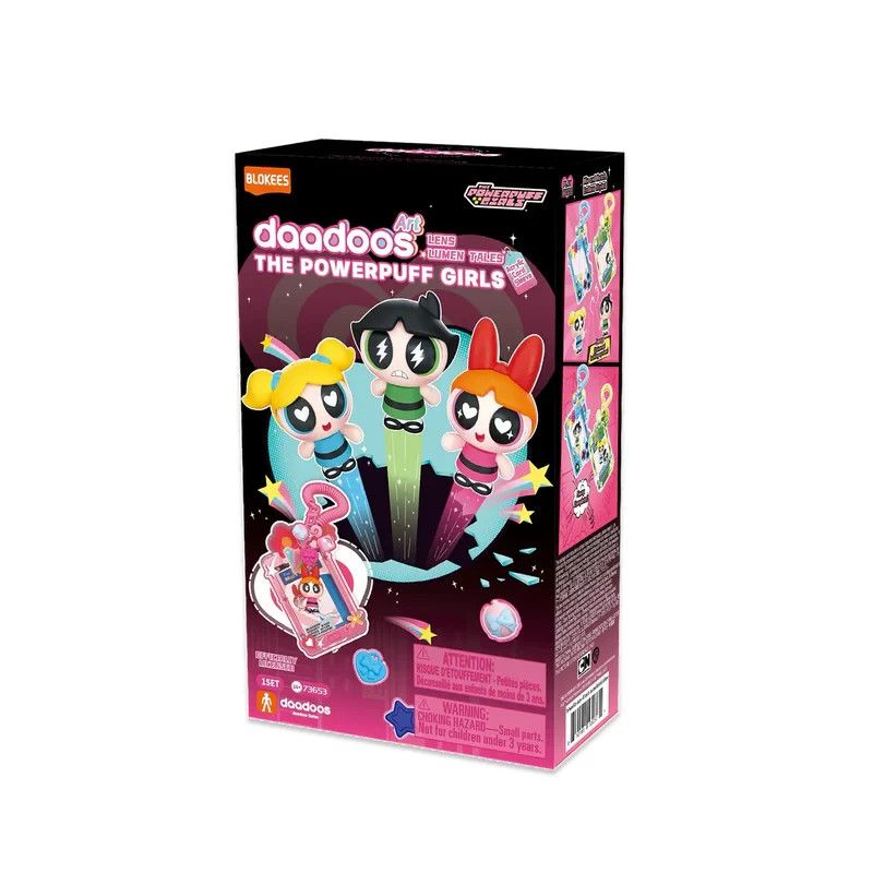 BLOKEES The Powerpuff Girls Daadoos Character Art Pack Card Set ONE BLIND BOX
