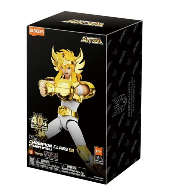 Blokees Saint Seiya Champion Class EX 40th GOLD Cygnus Hyoga Model Kit ON HAND