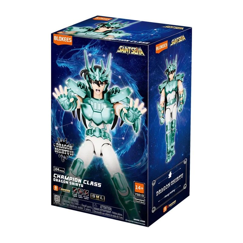 Blokees Saint Seiya Champion Class Dragon Shiryu Model Kit Action Figure EN