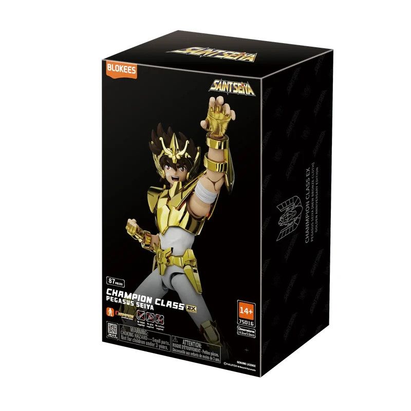 Blokees Saint Seiya Champion Class EX Saint Seiya Gold Armor Model Kit Figure EN