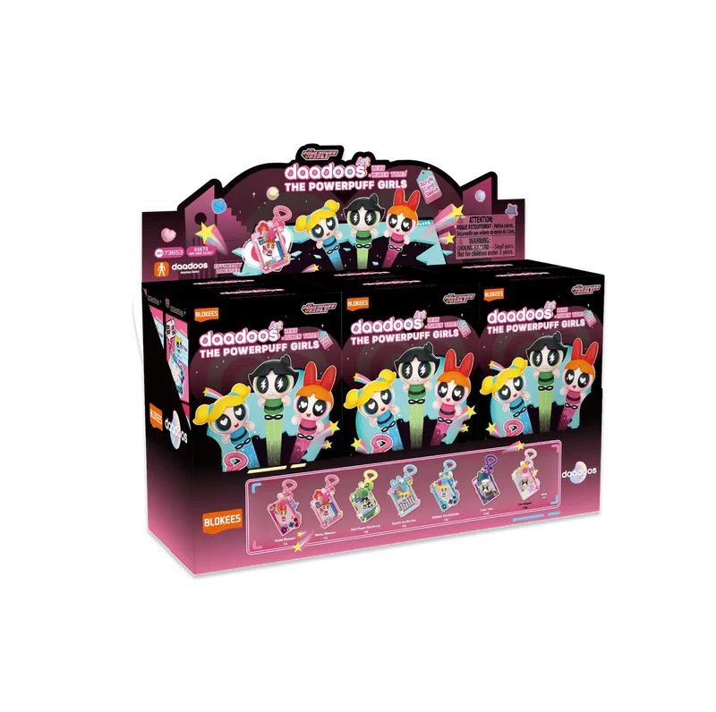 BLOKEES Powerpuff Girls Daadoos Complete Sealed Box of 6 Character Art Pack Sets