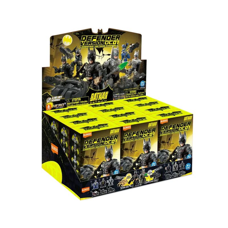 Blokees DC Defender Version 01 Legendary Batman Assemble Sealed Box of 12 Packs