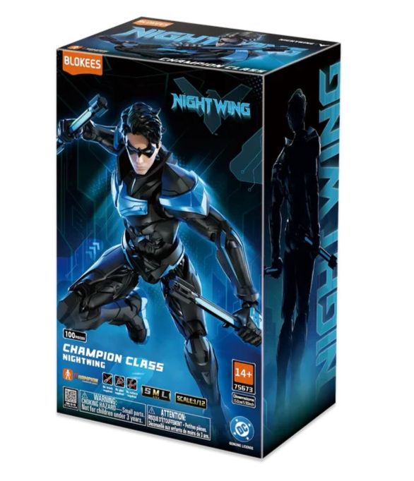 Blokees DC Champion Class Series - Nightwing Night Wing Model Kit Action Figure