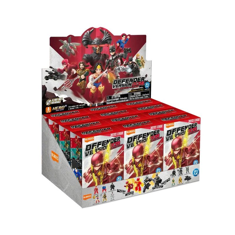 Blokees DC Defender Version 02 Justice League Sealed Box of 12 Packs - 1 Secret!