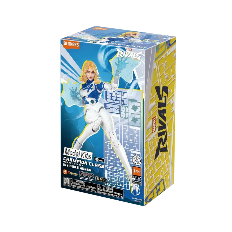 Blokees Marvel Rivals Champion Class Series Invisible Woman Model Kit Figure