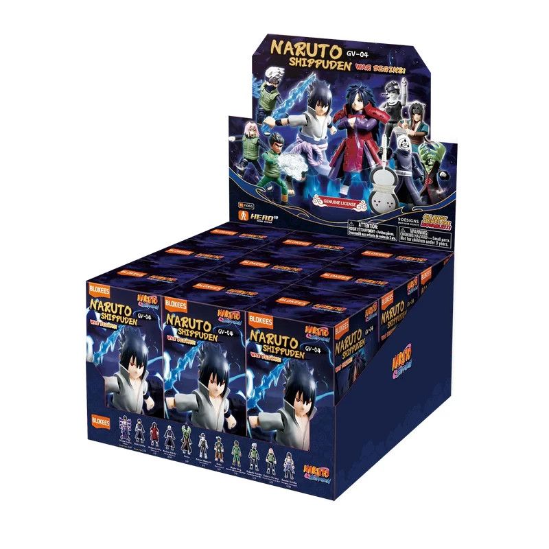 Blokees Naruto Shippuden Galaxy Version 4 04 War - Sealed Box of 9 Blind Packs