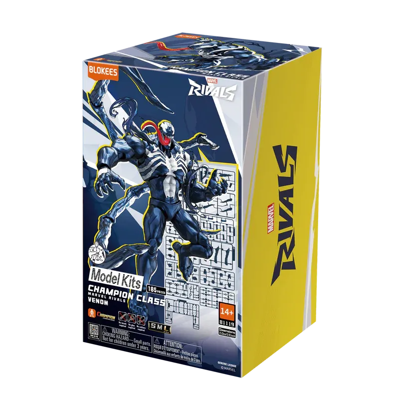 Blokees Marvel Rivals Champion Series Venom DX Deluxe Model Kit Action Figure!