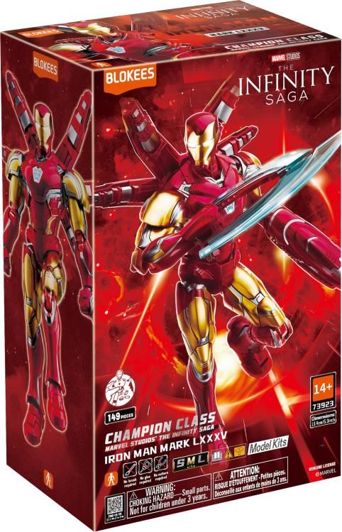 Blokees CC01 Marvel Infinity Saga Champion Series Iron Man MK85 Model Kit