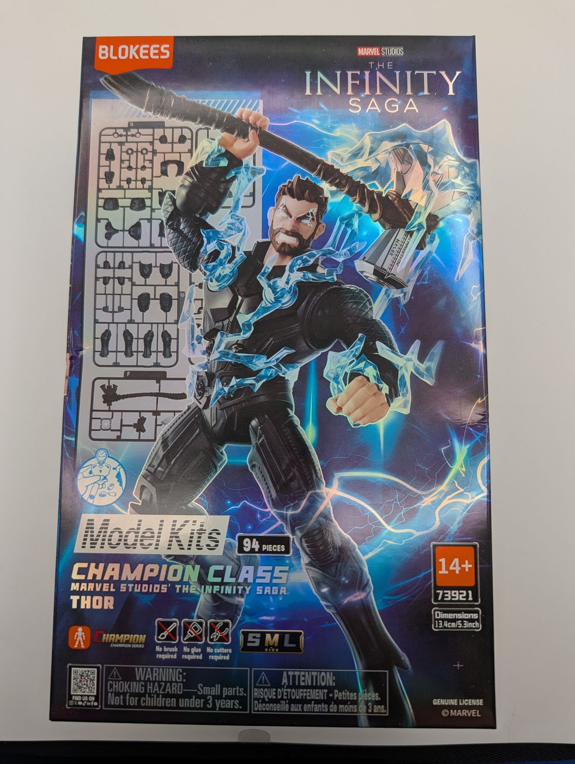 Blokees Marvel Infinity Saga Series Champion Class Thor Model Kit