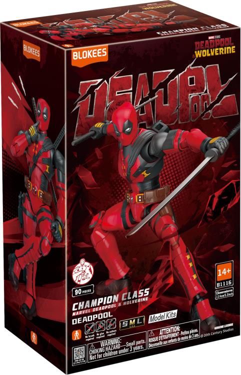 Blokees Marvel Deadpool &amp; Wolverine Champion Class Deadpool Model Kit