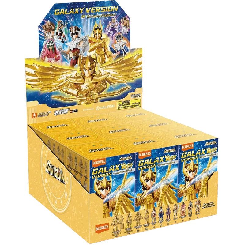 Blokees Saint Seiya Galaxy Version 1 01 TLoS Sealed Box of 9 Blind Packs
