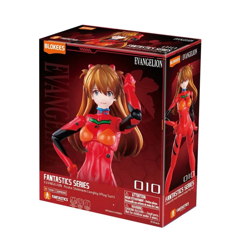 Blokees Evangelion Fantastics Series 010 Asuka Langley 02 Model Kit Figure US EN