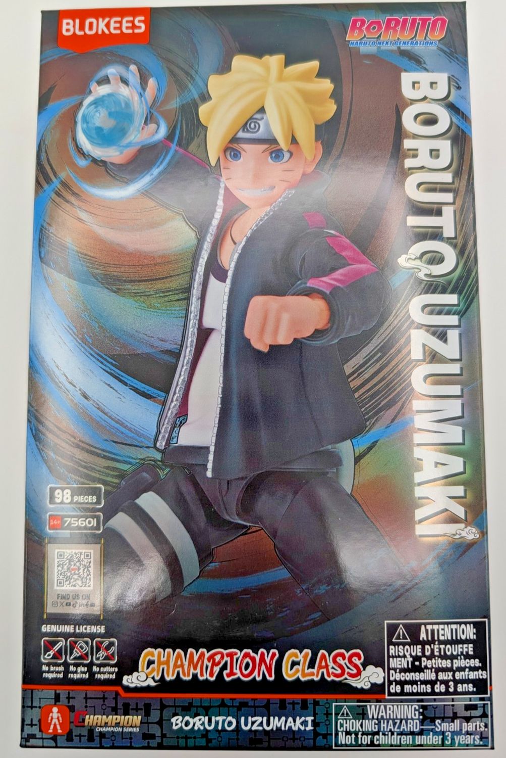 Blokees Naruto Shippuden Boruto Uzumaki Champion Class 01 Model Kit Figure