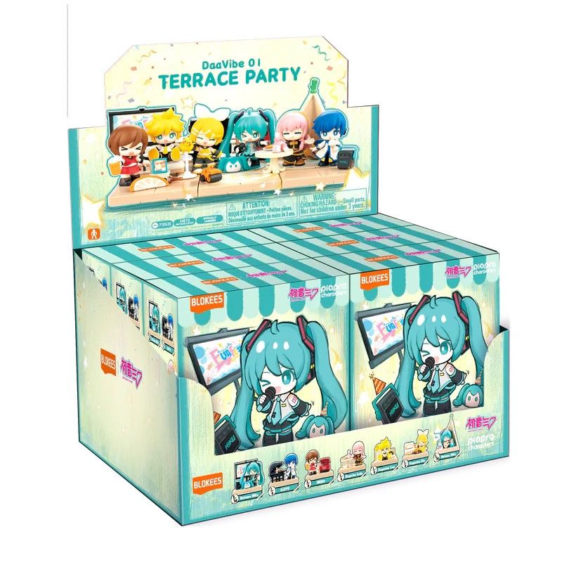 BLOKEES Hatsune Miku DaaVibe Vocaloid Series 01 Terrace Party - Sealed Case of 6
