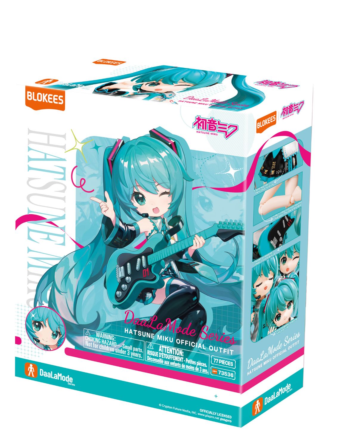 Blokees Daa la Mode Series Hatsune Miku Official Outfit Style Doll Model Kit