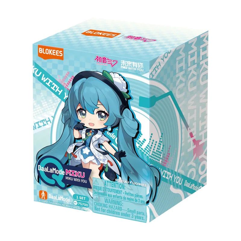 BLOKEES Hatsune Miku DaaLaMode Q Miku With You Blind Box Model Kit / Figure Doll