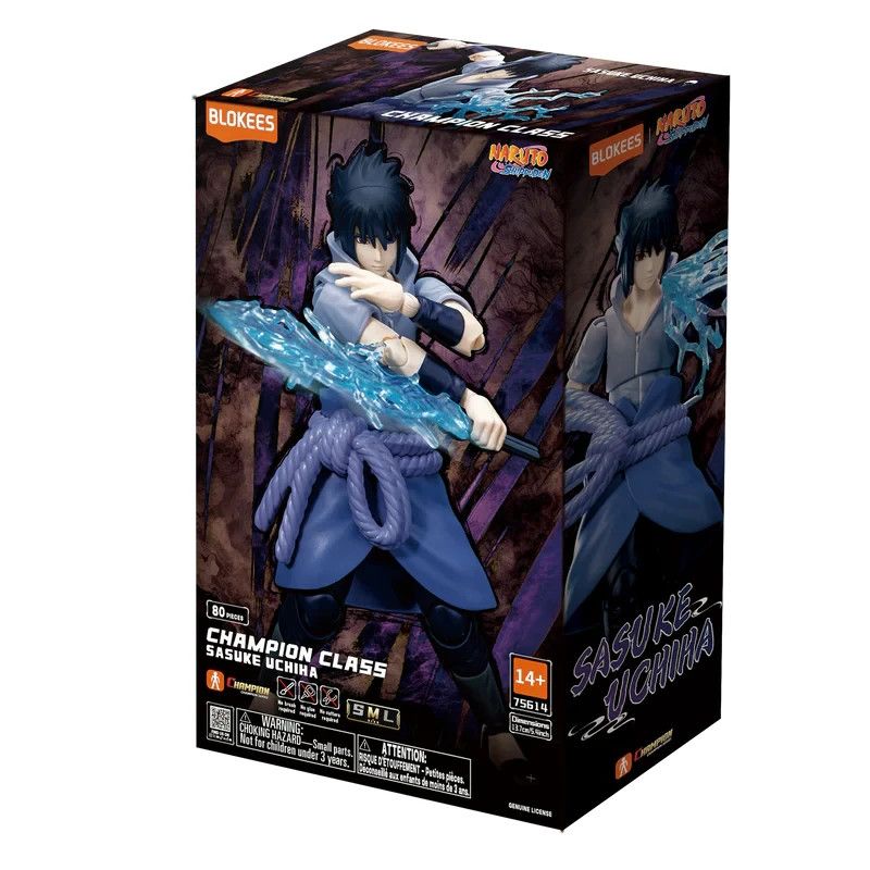 Blokees Naruto Shippuden Sasuke Uchiha Champion Class 04 Model Kit Action Figure