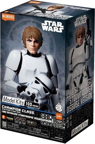 Blokees Star Wars Champion Class Luke Skywalker in Stormtrooper Armor Model Kit