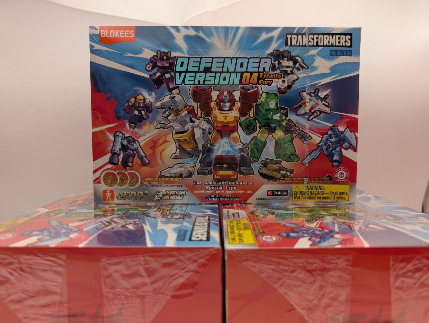 Blokees Transformers Defender Version 04 Tyrants Fury Sealed Box of 12 Packs