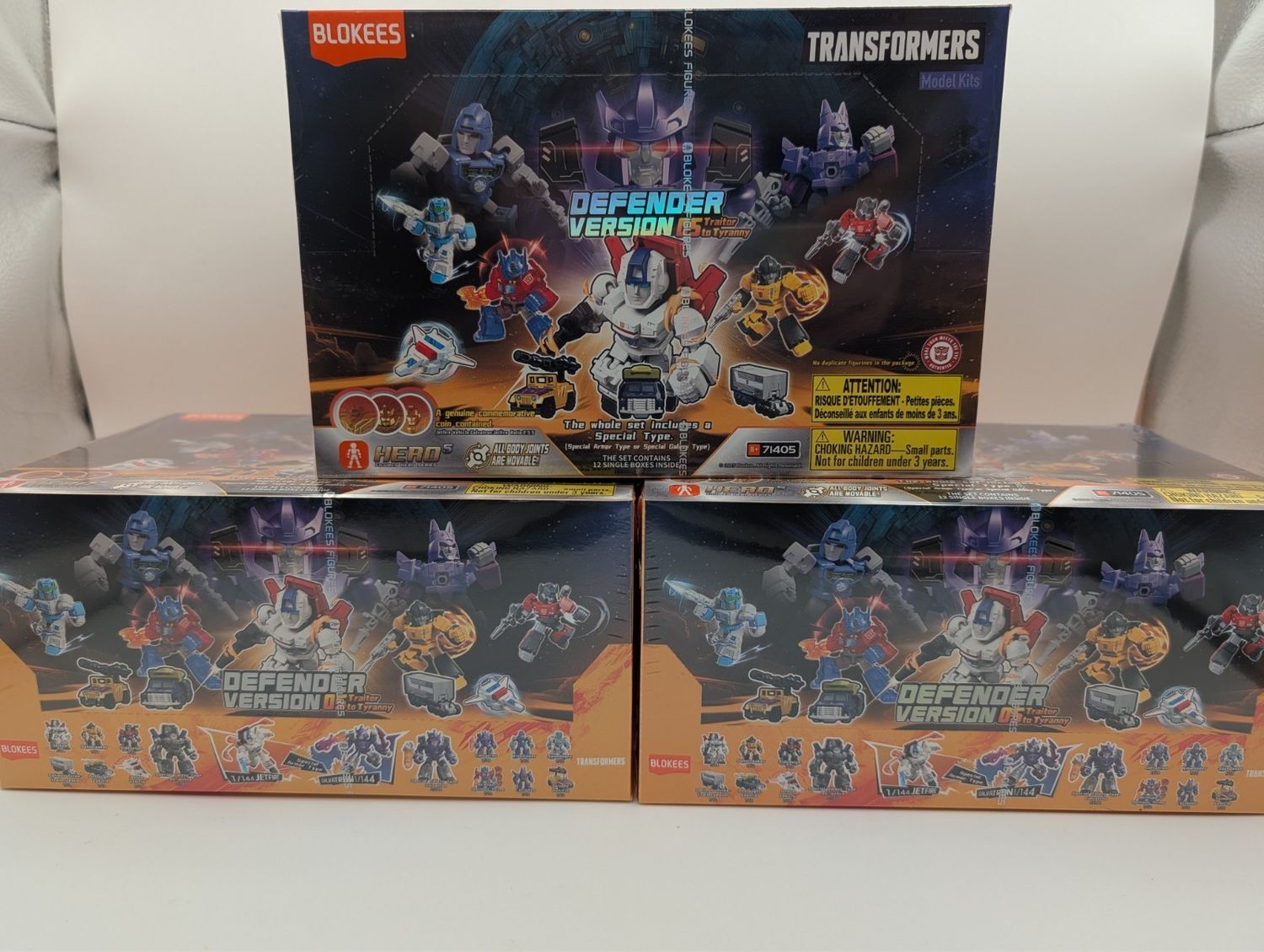 Blokees Transformers Defender Version 5 Traitor 2 Tyranny Sealed Box of 12 Packs