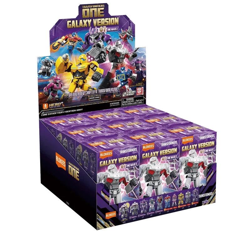 Blokees Transformers Galaxy Version 7 07 TFONE 2 Sealed Box of 9 Blind Packs