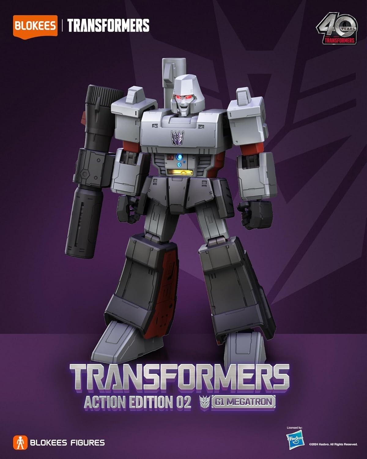 Blokees Transformers Action Edition G1 Megatron POSEABLE Model Kit READY TO SHIP