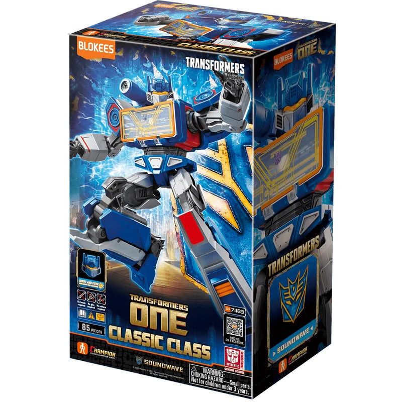 Transformers Classic Class 17 Soundwave Blokees Model Kit Action Figure U.S. Vsn