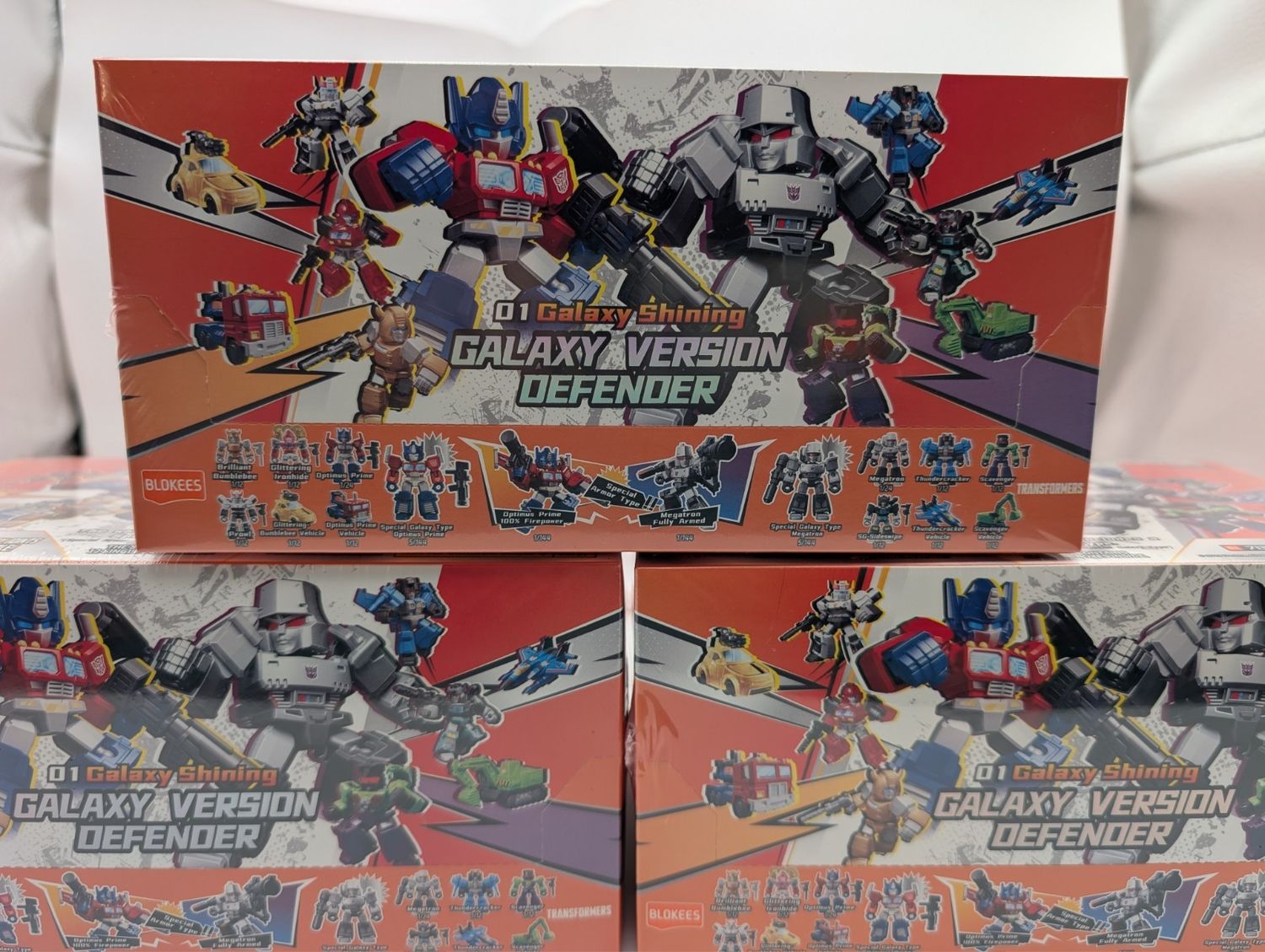 Blokees Transformers Defender Version 1 Galaxy Shining Sealed Box of 12 Packs