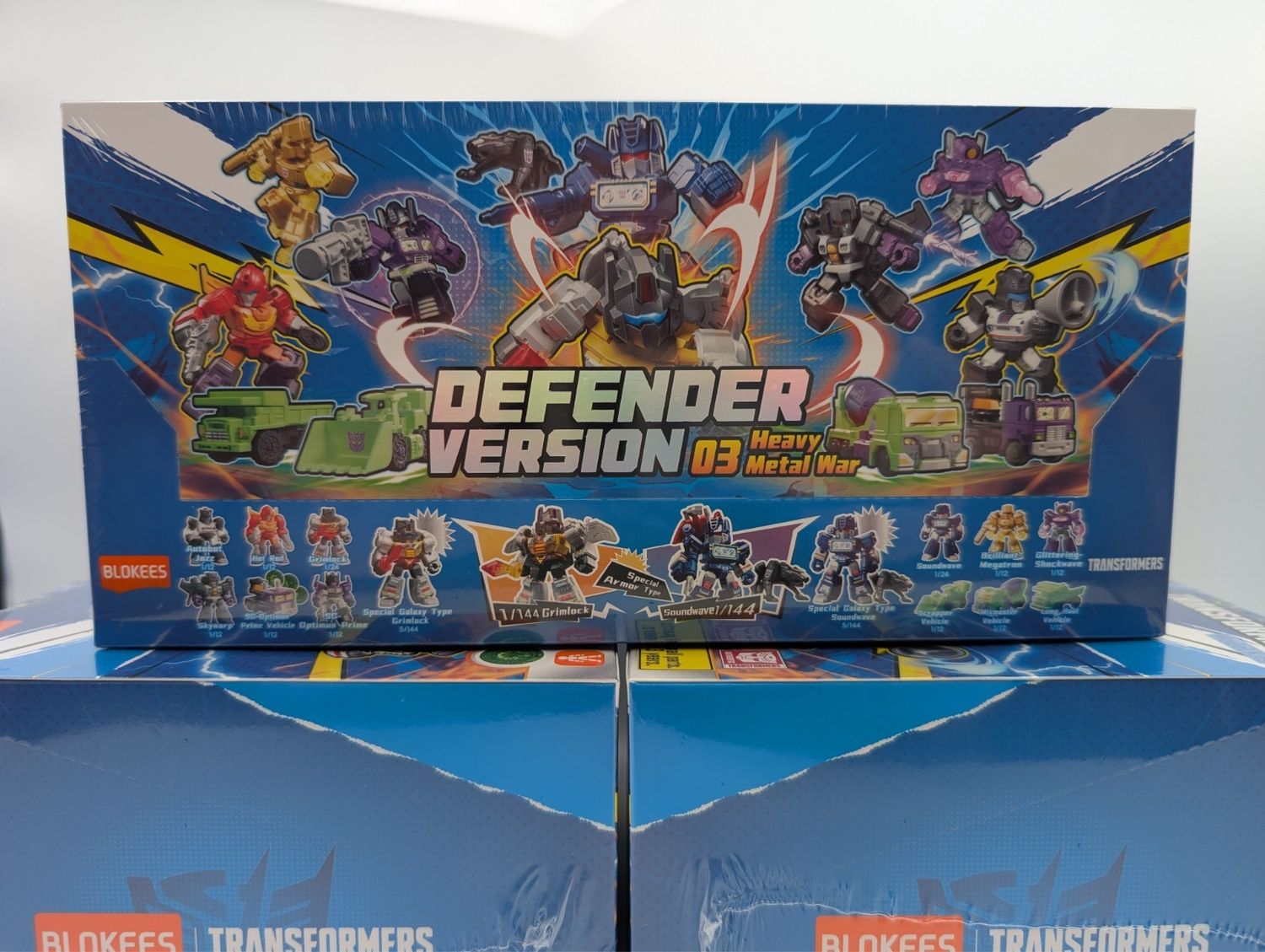 Blokees Transformers Defender Version 03 Heavy Metal War Sealed Box of 12 Packs